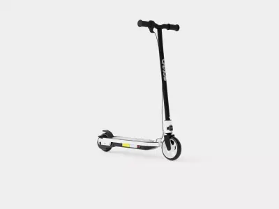 Chaos Black Kids Electric Scooter Low-poly 3D model