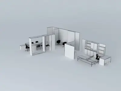 Office vehicle trade Free 3D model