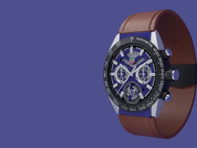 Watch 3D model 2