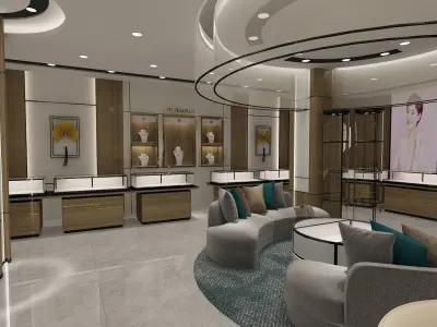 Jewelry Store 1 3D model purchase