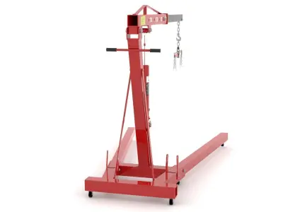 Engine Hoist v2 High Poly 3D model