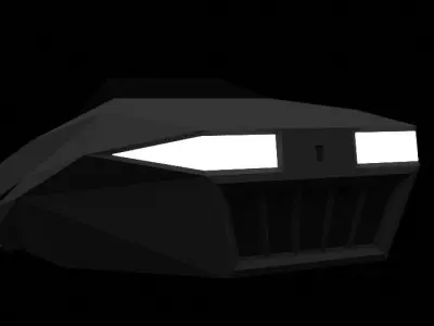 Transport Spaceship Free 3D model