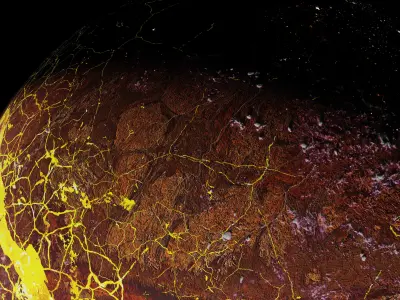 Volcanic Planet 05 - 4k Free 3D model