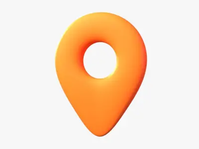 Location 3D Illustration 3D model