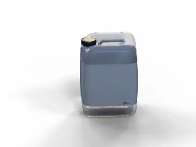 Canister Industrial Carafe 25 Liters Low-poly 3D model