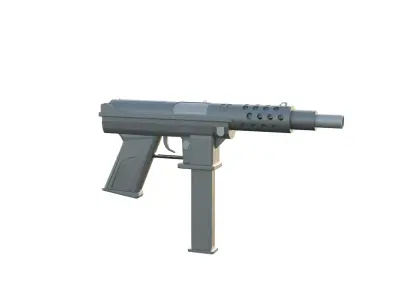 Tech-9 Weapon Model 3D model