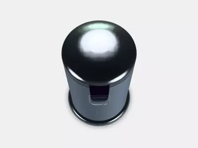 MJOSA Pedal bin 1 Low-poly 3D model