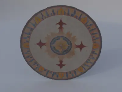 Mosaic Floor Medallion 3D model