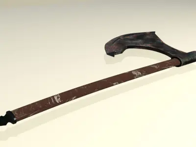 AXE model 3d  Low poly Low-poly 3D model