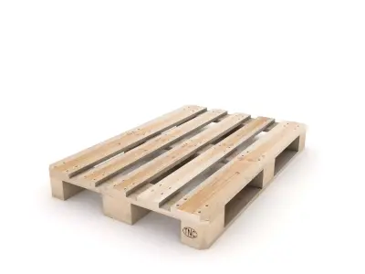 Wooden Pallet Low Poly Low-poly 3D model