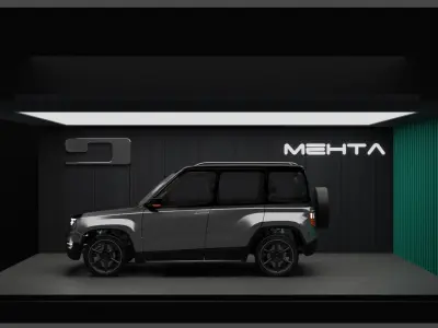Unique High-Performance SUV 3D Model 3D model