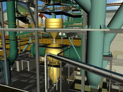 Cement Mill Department Free 3D model