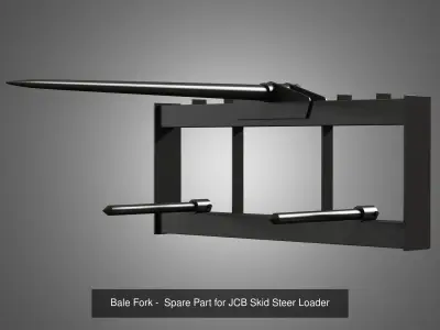 JCB Skid Steer Loaders - Spare Parts 3D Model Pack