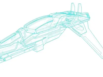 Spaceship-spacecraft-30 3D model