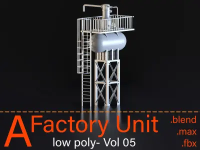 Factory unit- Vol5 3D model
