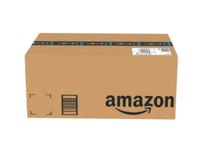 Amazon Box 2K PBR 01 Low-poly 3D model