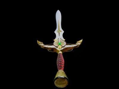 swords sword Low-poly 3D model