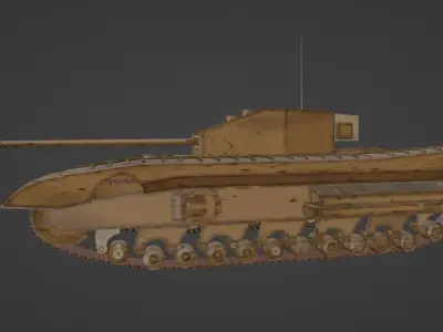 A43-Black Prince Low-poly 3D model