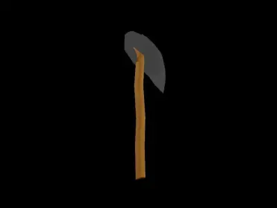 Axe Low-Poly Low-poly 3D model