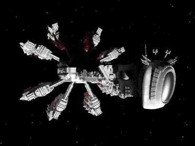 Spaceship Mutabor Free 3D model