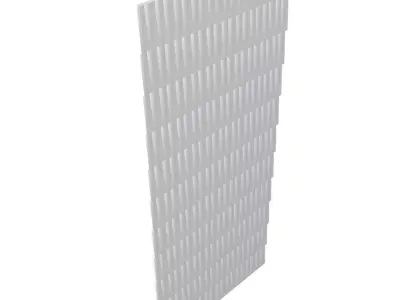 Roof panel for model scenery 3D print model