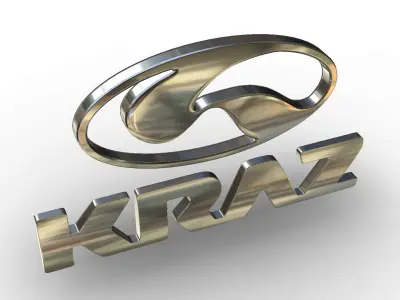 kraz logo 3D model