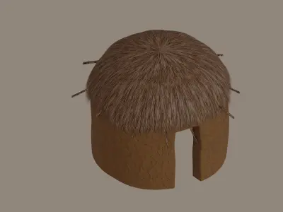 Hut model 3D model