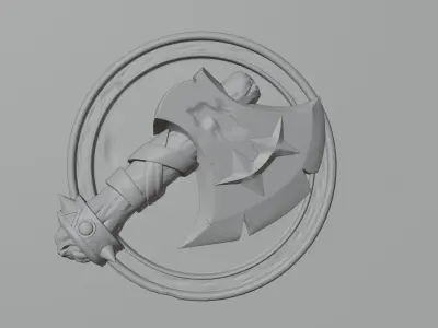 Axe Stylized 3D model