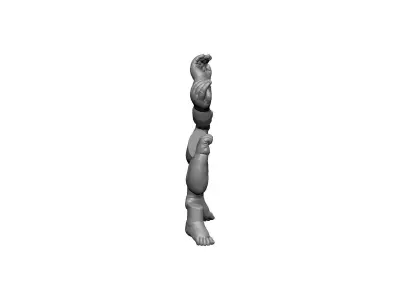 legs arms man doll 3D print model
