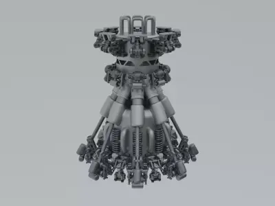 Scifi Ionic Reactor Concept 3D model