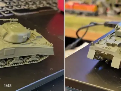 TANK M4 Sherman for Print 3D print model