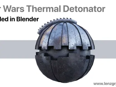 Grenade - Star Wars Thermal Detonator Low-poly 3D model