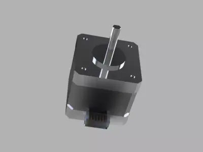 NEMA 17 Stepper Motor 17HS4401 Standard 40mm High-Precision CAD 3D model