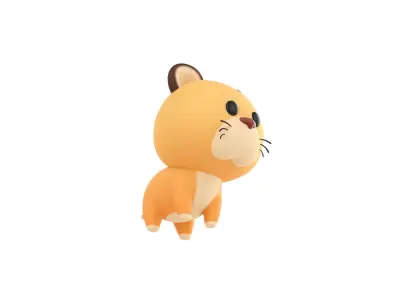 Character310 Lioness 3D model
