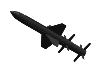 cruise missile AVMT300 3D model
