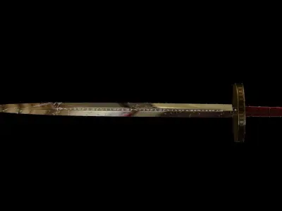 Viking Valhalla Fredis Sword Viking Sword  3D Model 3D model