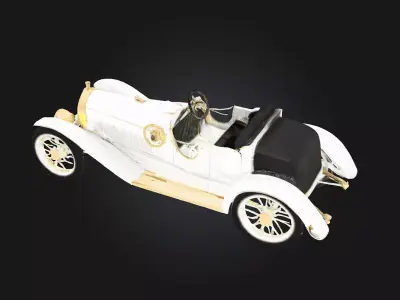 Vintage Elegance Car  Classic Sophistication on Wheels 3D model