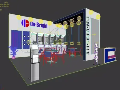 Exhibition - Area -6X6-3DMAX2009-52 3D model