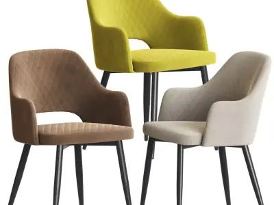 Armrests William Chair 3D model