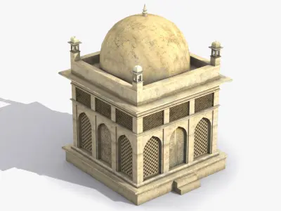 Arab x14 Low-poly 3D model