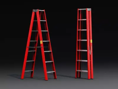 Ladder Game-Ready Low-poly 3D model