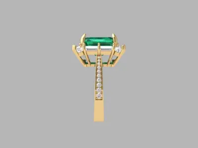 Wedding Ring  3D print model 407
