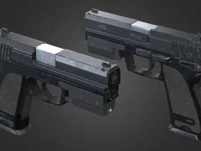 Weapons Pack 1 Low-poly 3D model