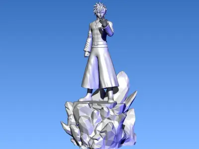 Fairy Tail - Gray Fullbuster - 3d print - split part 3D print model