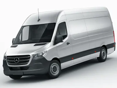 Mercedes Sprinter 2018 long L2H3 L3H2 L3H3 3D model