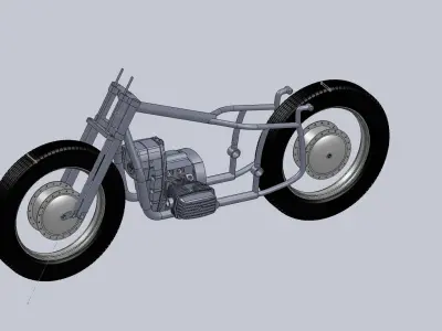 Dnepr motorcycle Free 3D model