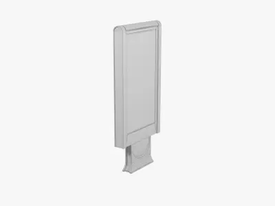 Out-of-home advertising pack 3D model