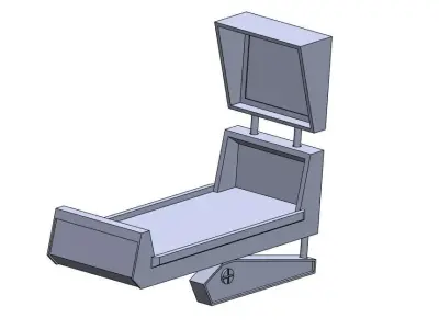 STAR TREK TOS MEDICAL BED 3D print model