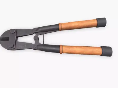 Vintage Wire Cutter Low-poly PBR Low-poly 3D model