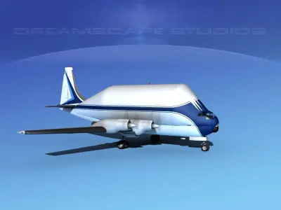 Aero Spacelines Super Guppy V02 3D model